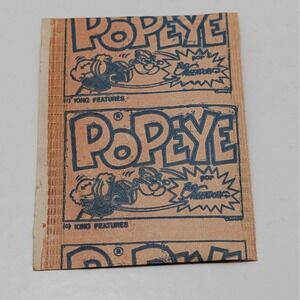 VTG Popeye Sticker Pack Sealed Spanish Reyauca Style Paper Pack Venezuela 80s